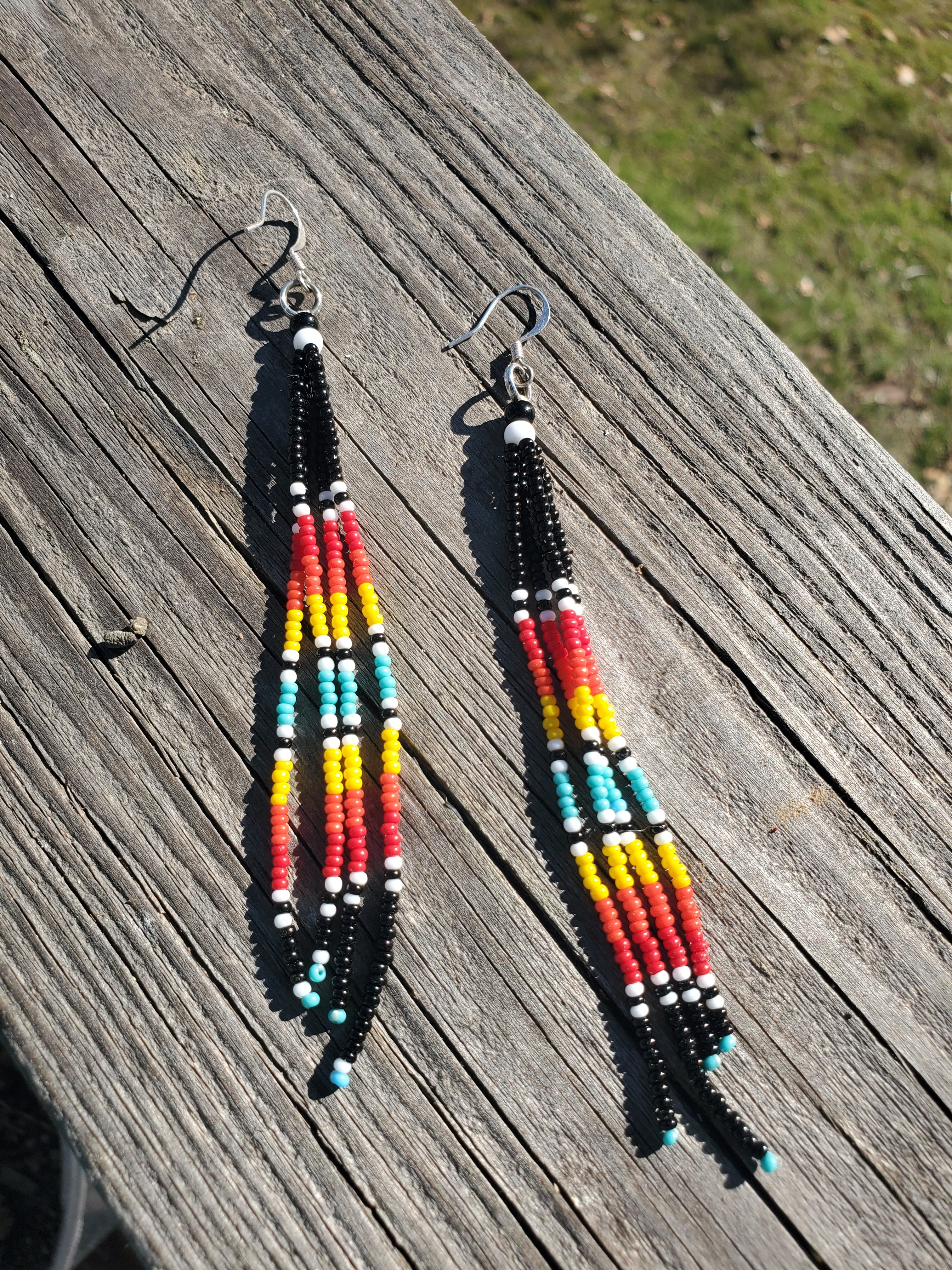 Native Long Tassel Earrings