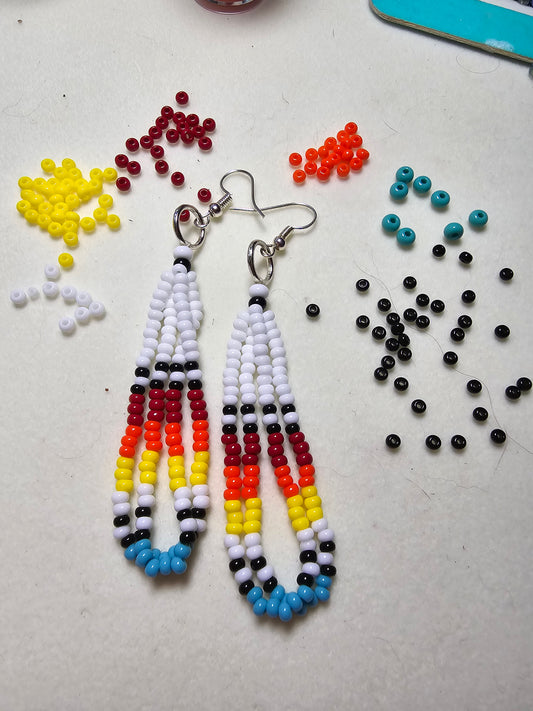 Rainbow Dangle Earrings