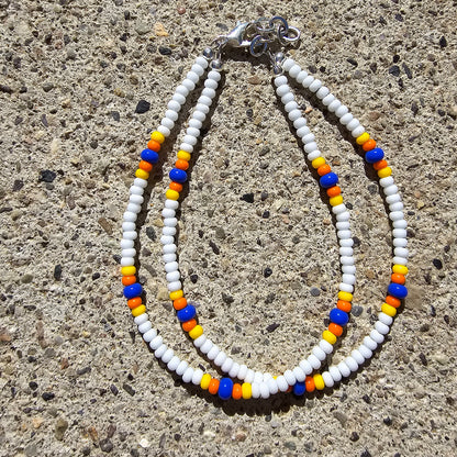 Native-Inspired Glass Beaded Bracelets