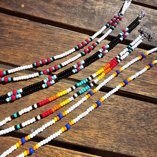Native-Inspired Glass Beaded Bracelets