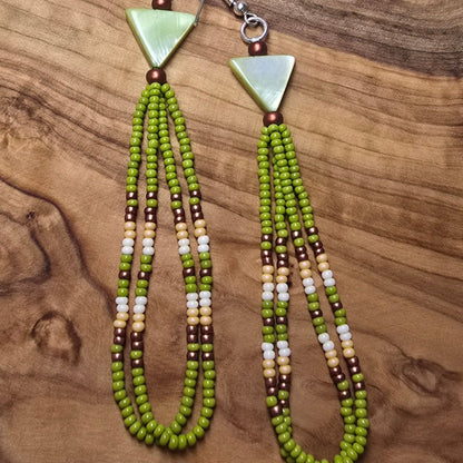 2 Light Blue Multicolor Simple Style Handmade Dangle Seed Bead 2 Light Blue Multicolor Simple Style Handmade Dangle Seed Bead