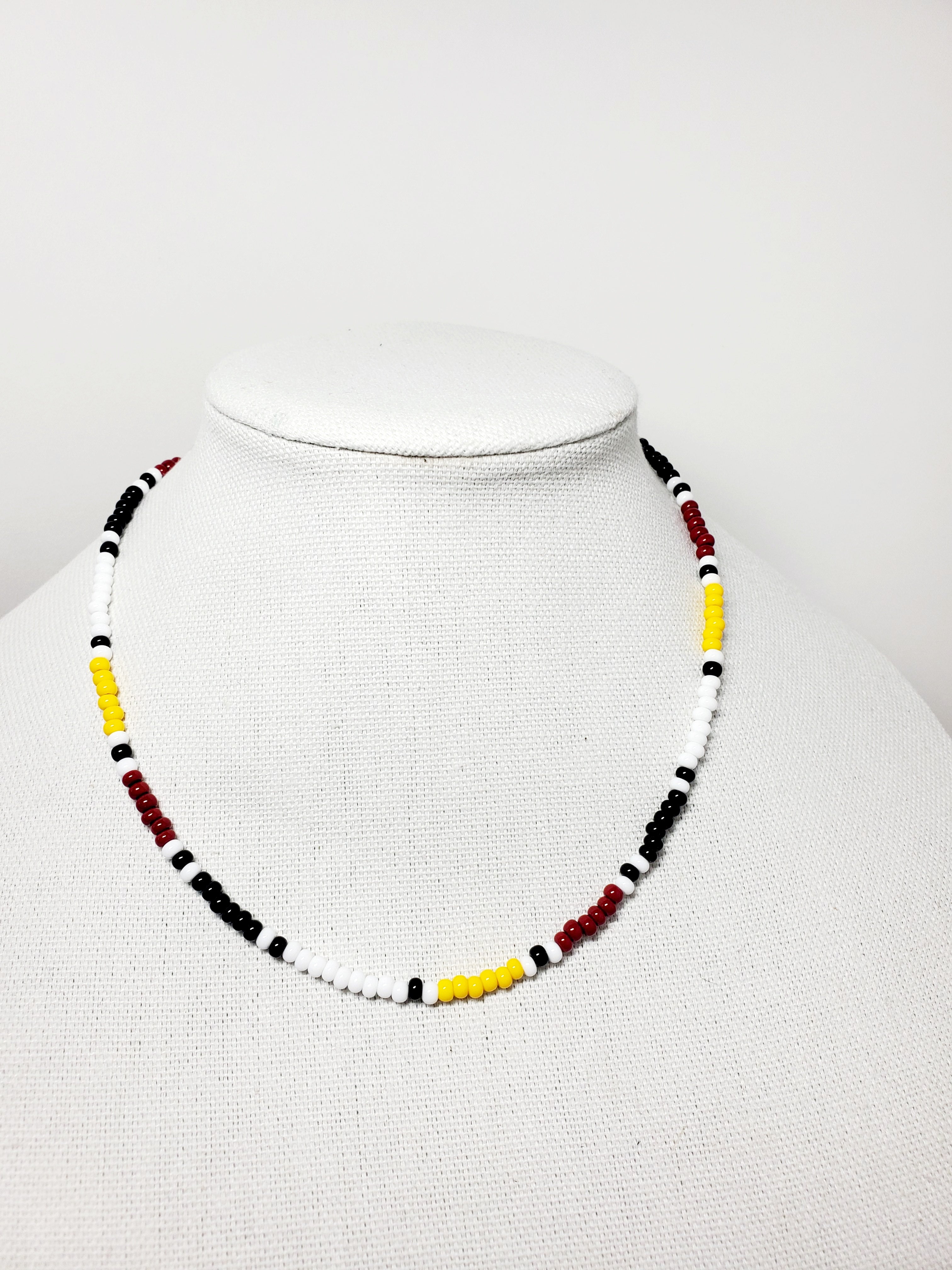 Native american necklaces beaded store