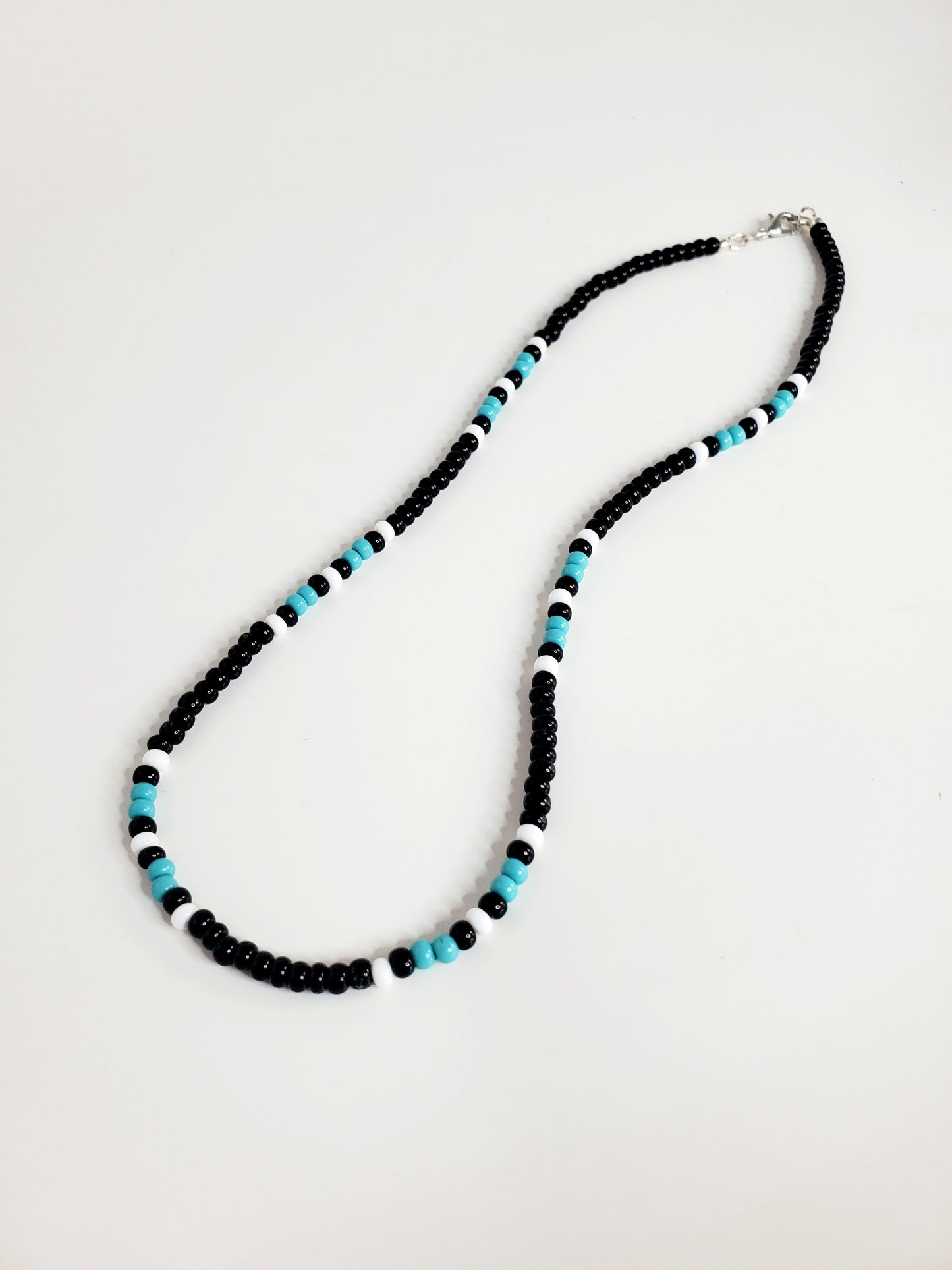 Simple Beaded Necklace Traditional Native American Colors